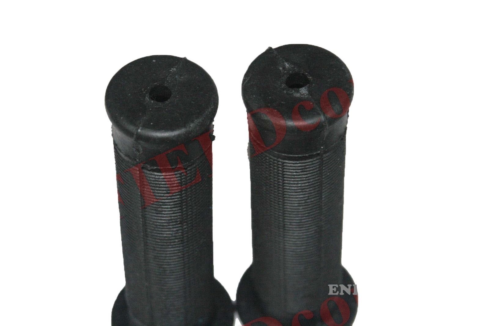 7/8" Handlebar Grips Set Classic Rubber For Norton BSA Triumph AJS Ariel  