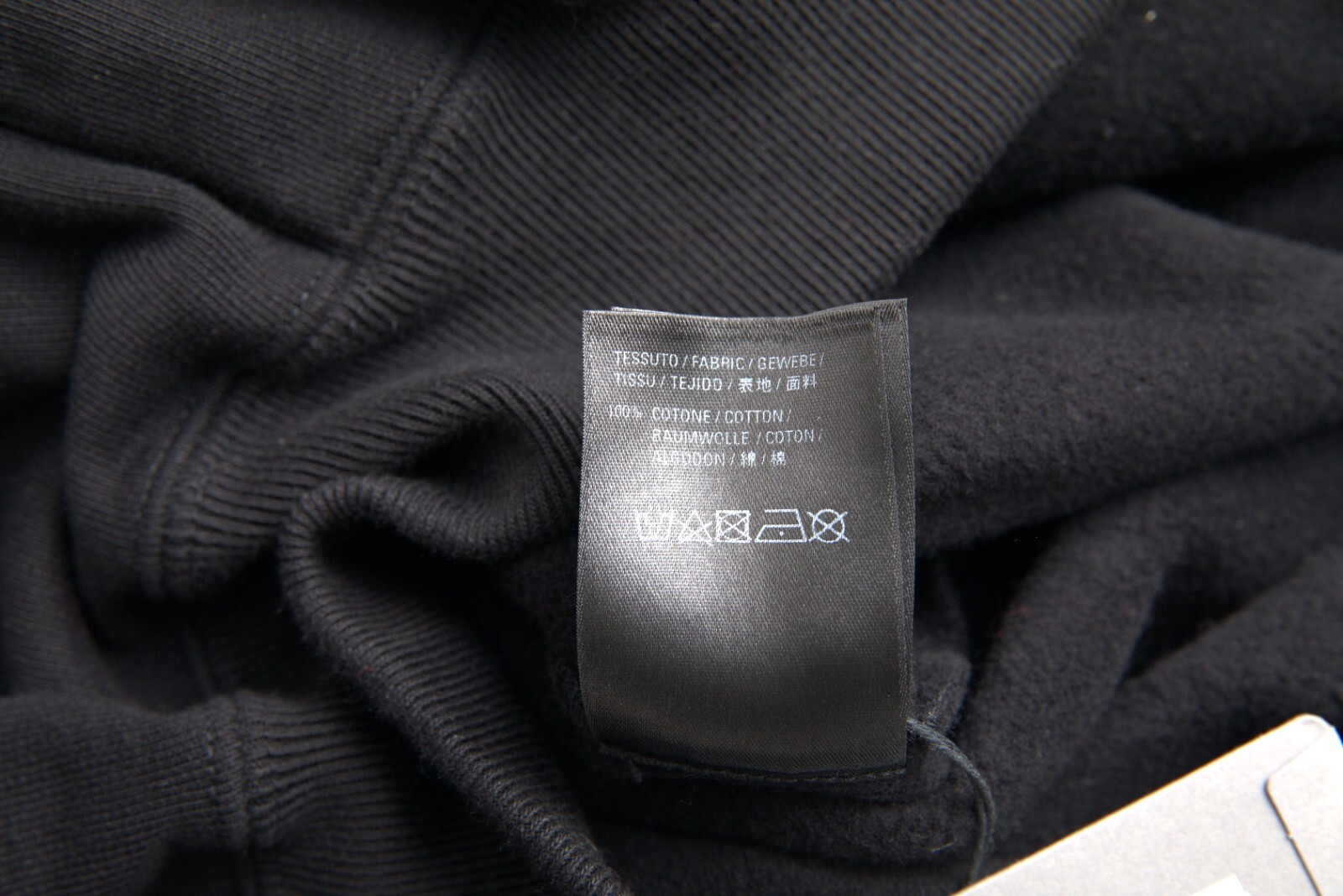 Pre-owned Balenciaga Sweater Black Cotton Logo Hooded Pullover Sweatshirt S. Xs 1950usd