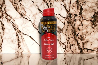 Old Spice BEARGLOVE Aluminum Free Underarm and Body Spray-  5.1 oz.