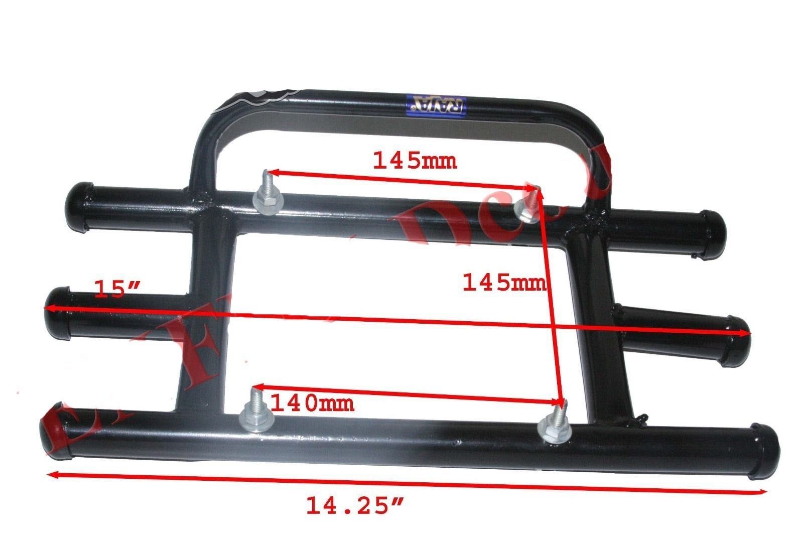 Rear Protection Fender Bumper Steel Made Black for Vespa PX Scooter  