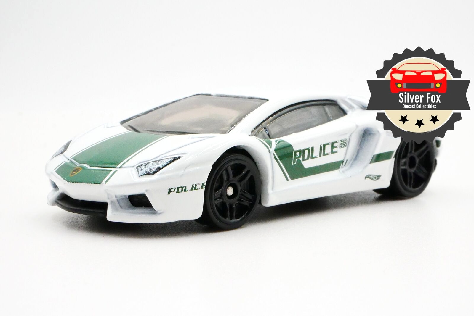 LAMBORGHINI AVENTADOR LP 700-4 POLICE 1:64 SCALE DIECAST COLLECTOR MODEL CAR