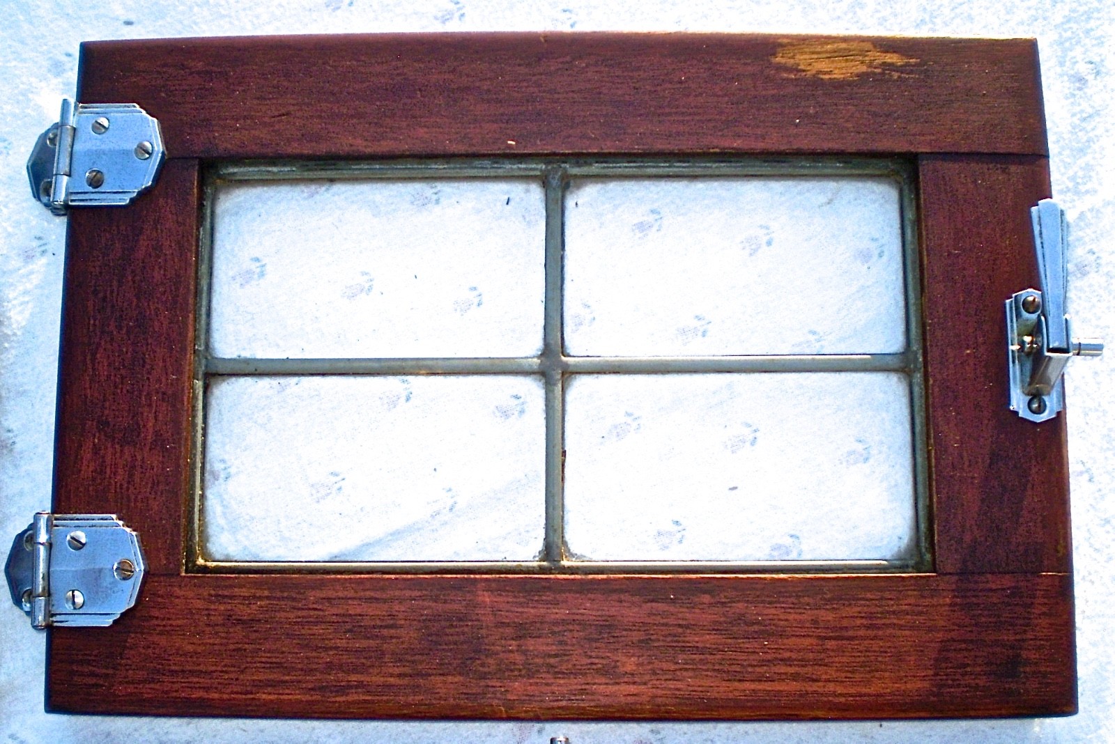 (3) Antique Ice Box Chest Doors Small 10