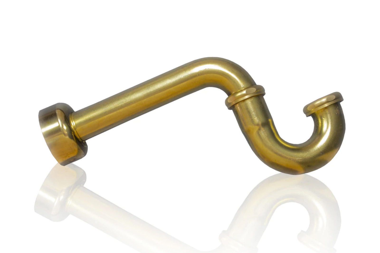 WMF-1.5-PTRAP-NB Unlacquered Natural Brass 1-1/2