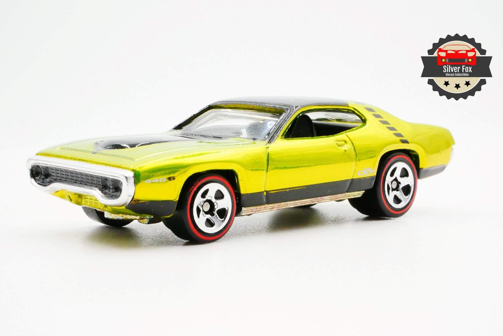 1971 PLYMOUTH GTX METALLIC GREEN MUSCLE 1:64 SCALE DIECAST COLLECTOR MODEL CAR