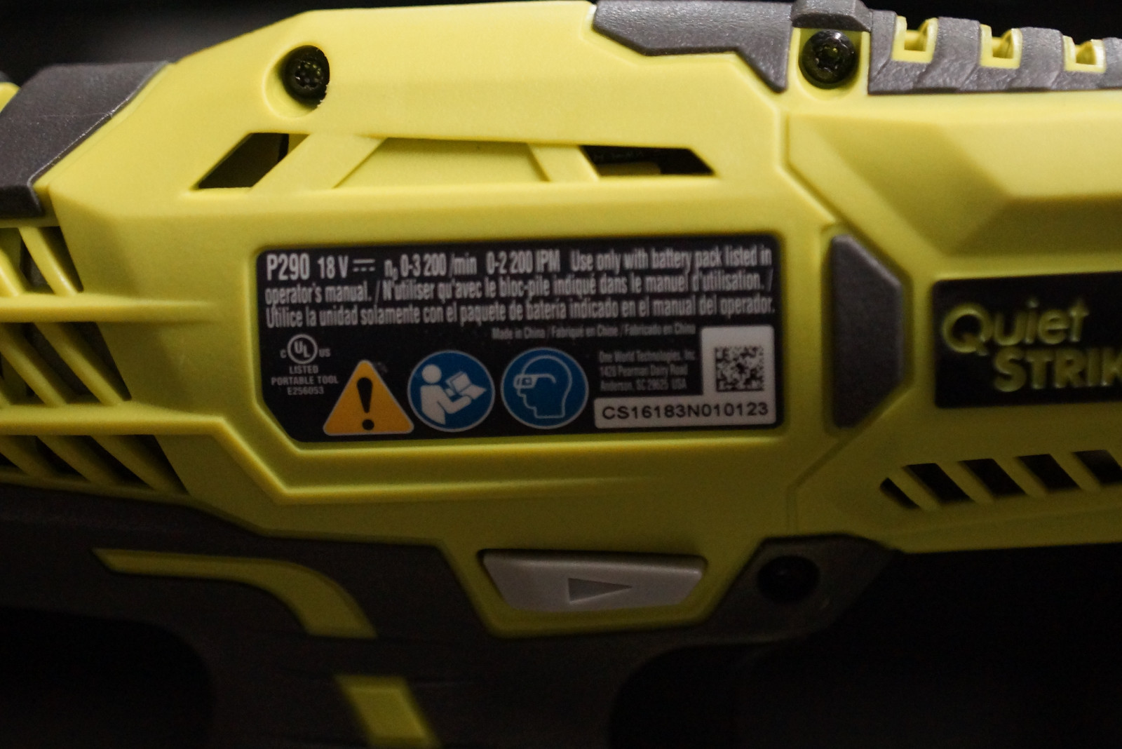 Ryobi 18-Volt ONE+ Cordless 1/4 in. Hex Quiet Strike Pulse Driver (Tool-Only)
