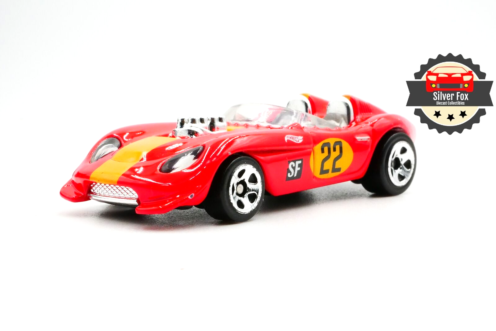 1960'S PROTOTYPE INSPIRED RED RACE 1:64 SCALE DIECAST COLLECTOR MODEL CAR