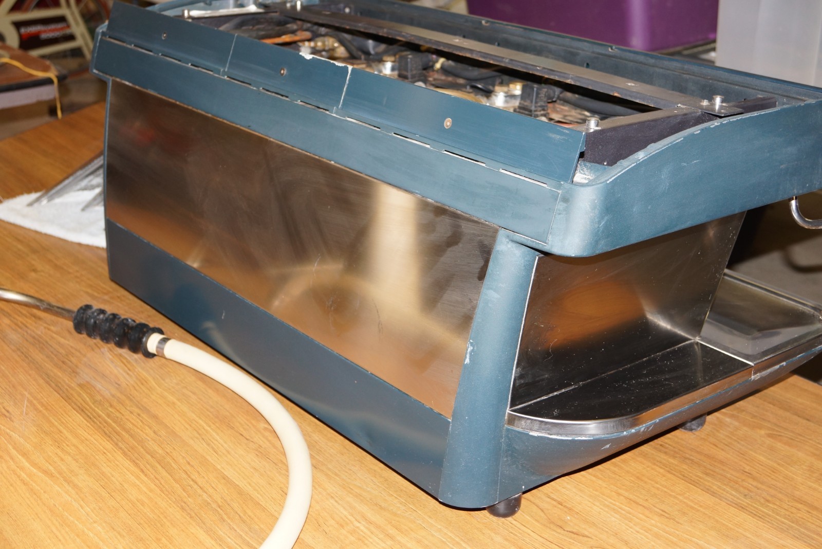 FAEMA E91 3 Group Commercial Espresso Cappuccino Machine 220 v Untested- CHEAP!