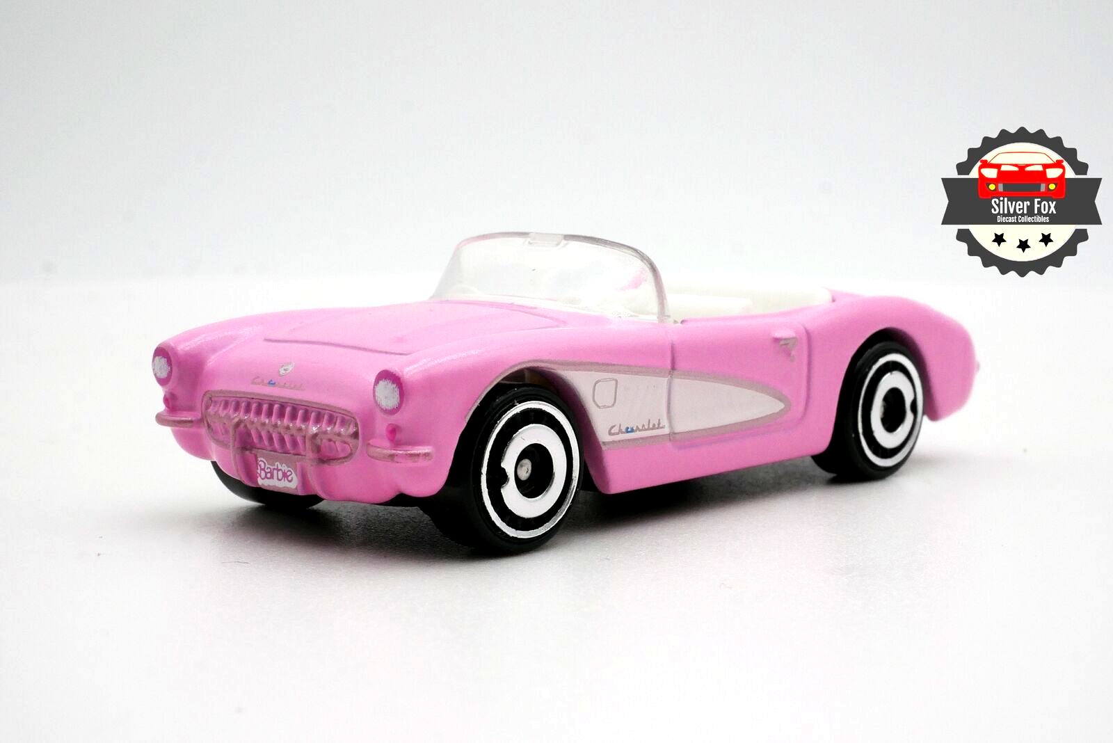 1956 CHEVROLET CORVETTE CONVERTIBLE PINK 1:64 SCALE DIECAST COLLECTOR MODEL CAR