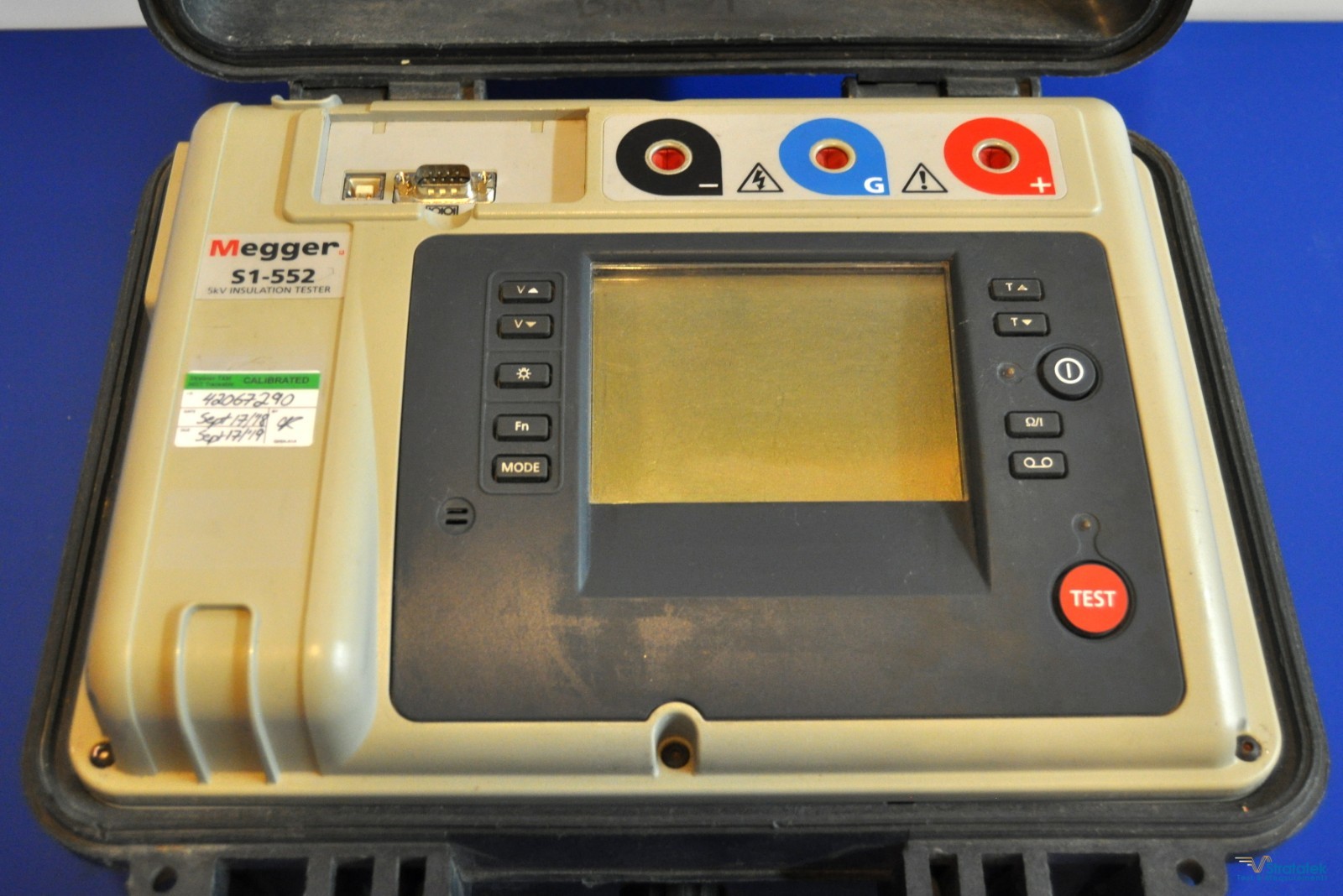 Megger S1-552 5kV Insulation Tester - NIST Calibrated with Warranty