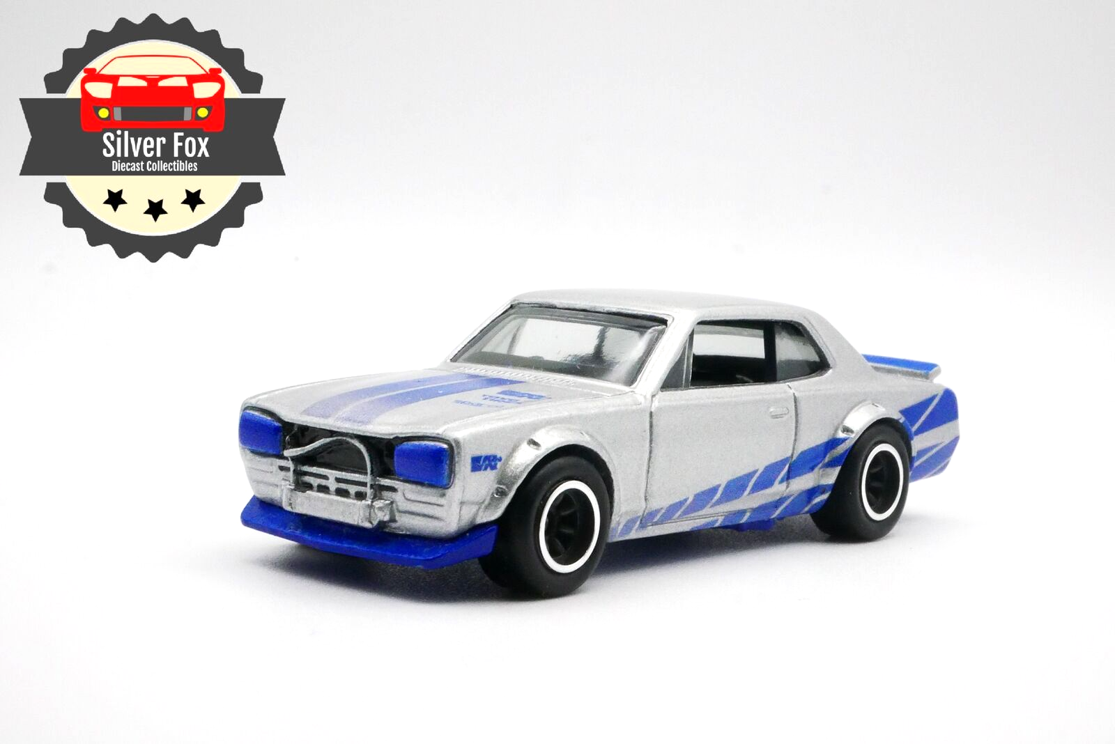 1971 NISSAN SKYLINE H/T 2000 GT-X REAL GRAY 1:64 SCALE COLLECTOR MODEL DIECAST
