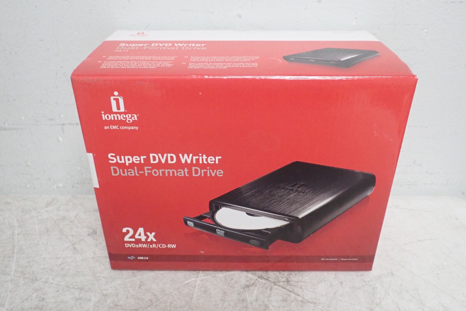 Iomega Super DVD Writer 24x Dual-Format USB 2.0 External