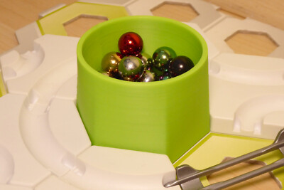 Gravitrax kompatibler Kugel-Becher für bis zu 50 Kugeln - Erweiterung; 3D-Druck