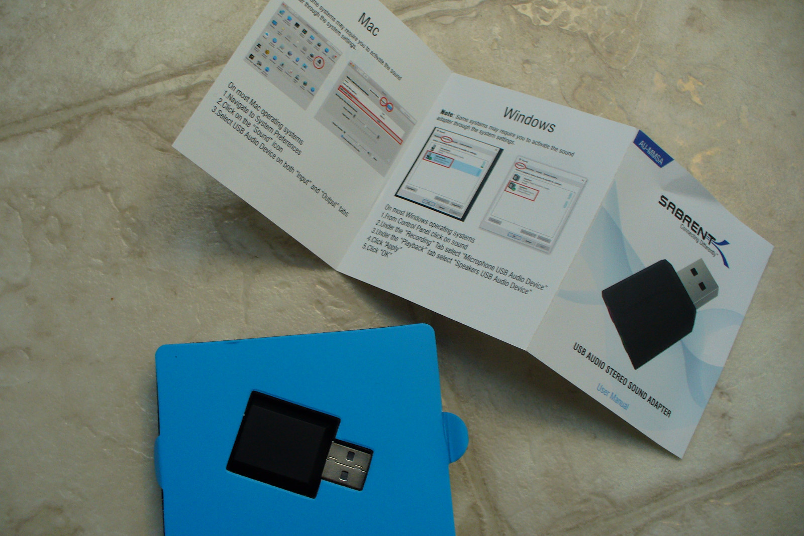 Sabrent USB External Stereo Sound Adapter for Windows and Mac. ... Free Shipping