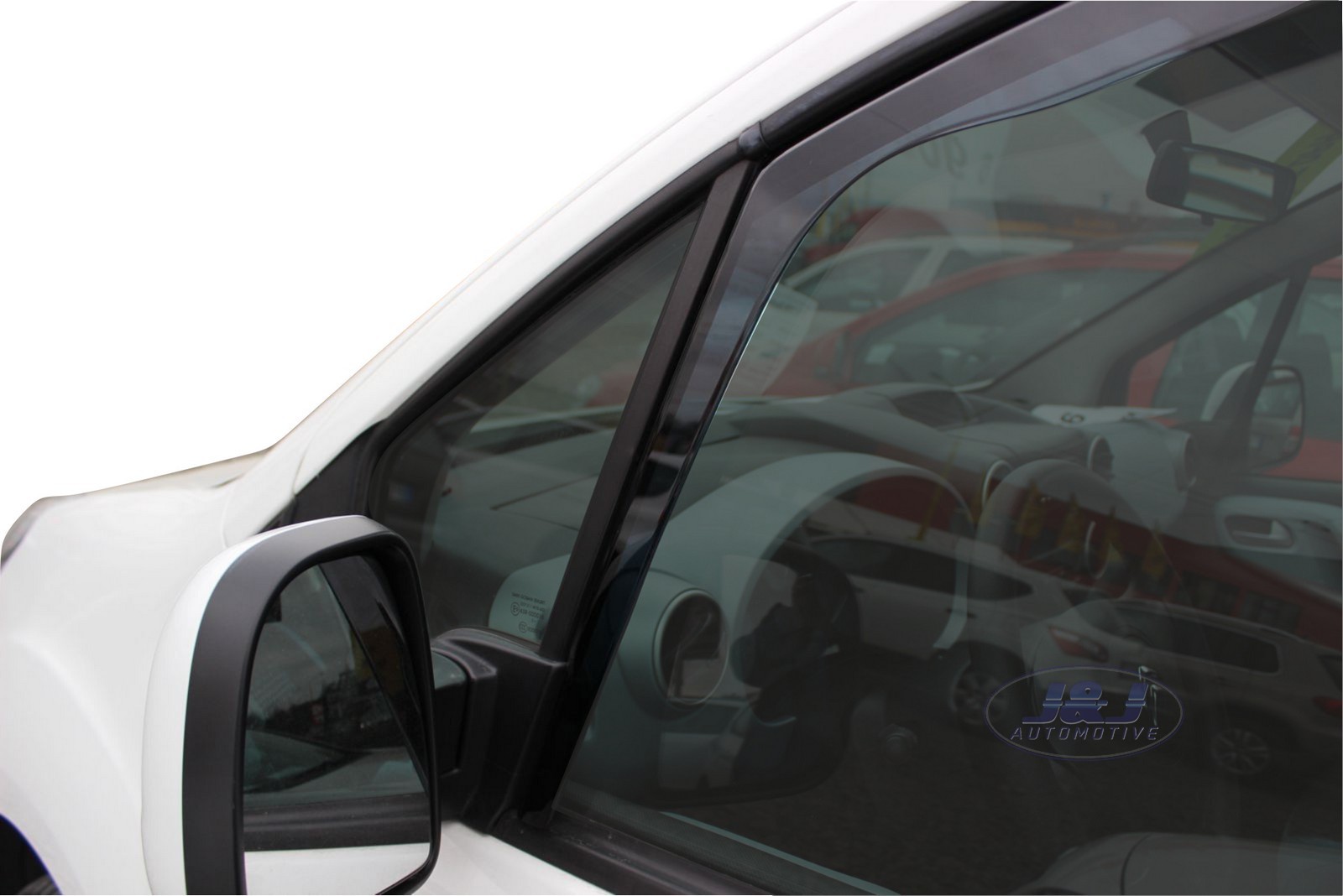 Peugeot Partner 20082018 Front wind deflectors 2pc set TINTED HEKO eBay