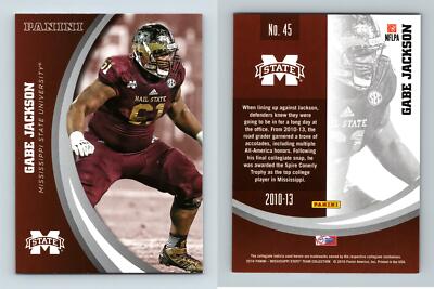 Gabe Jackson #45 Mississippi State Bulldogs Collegiate 2016 Panini Trading Card