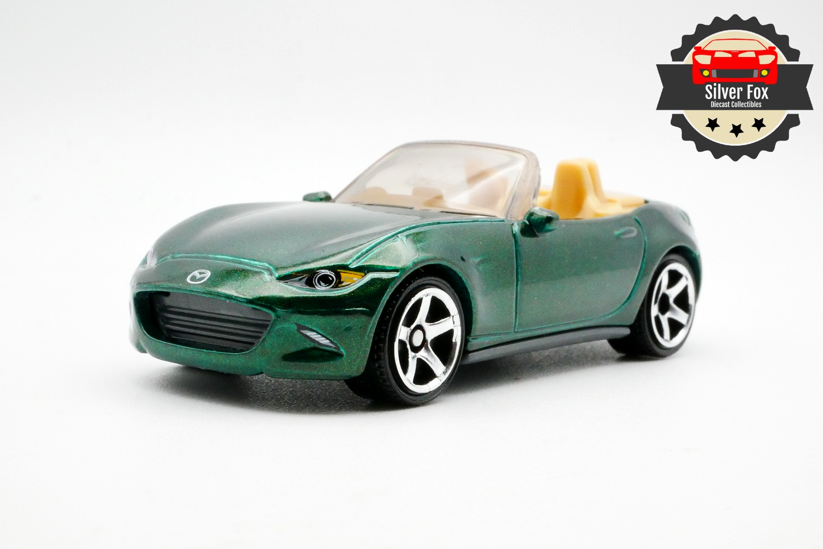 2015 MAZDA MX-5 MIATA HIGHLAND GREEN MICA 1/64 SCALE DIECAST COLLECTOR MODEL CAR