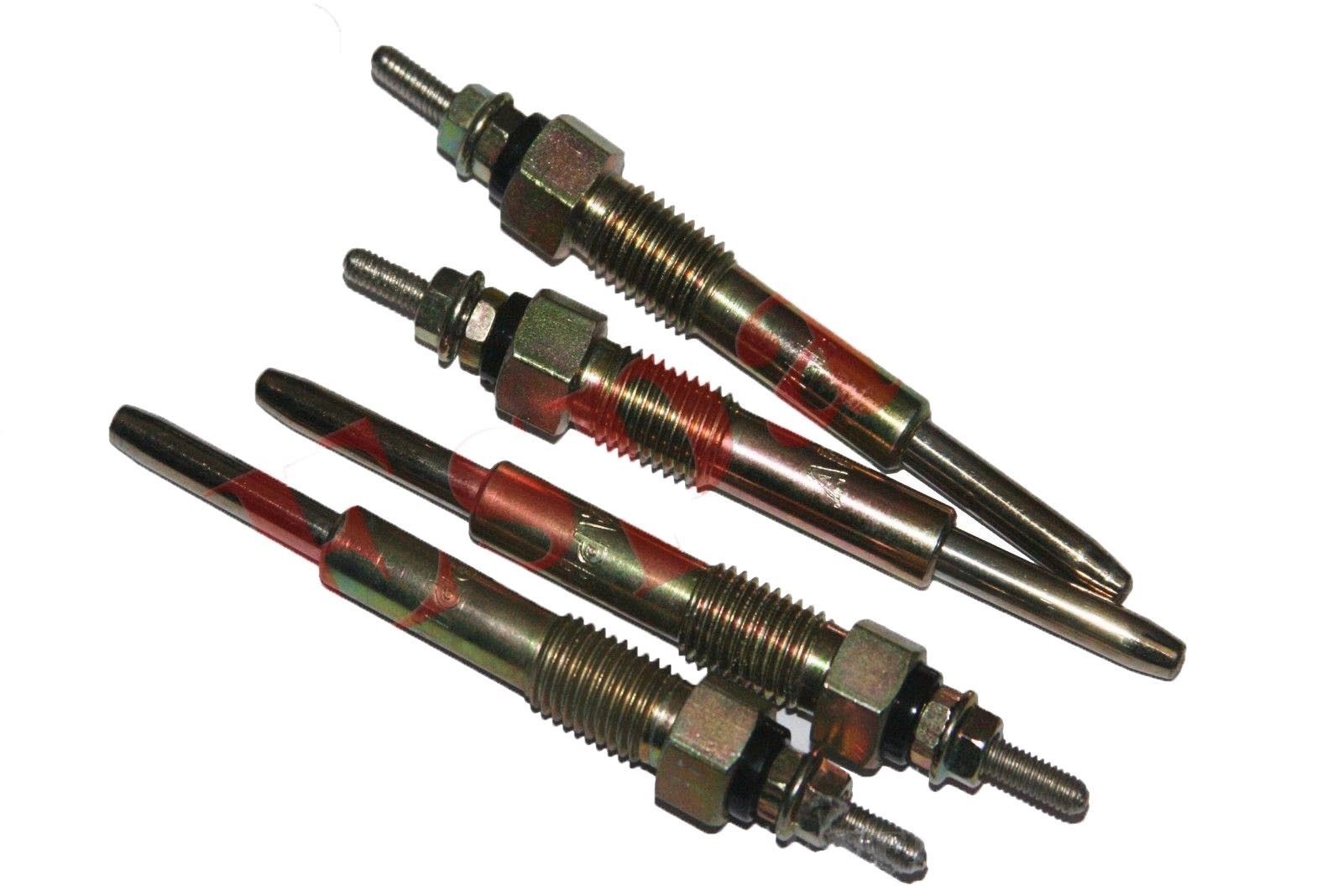 Engine Heater Glow Plugs Set of 4 Units for Isuzu Ambassador Cars 