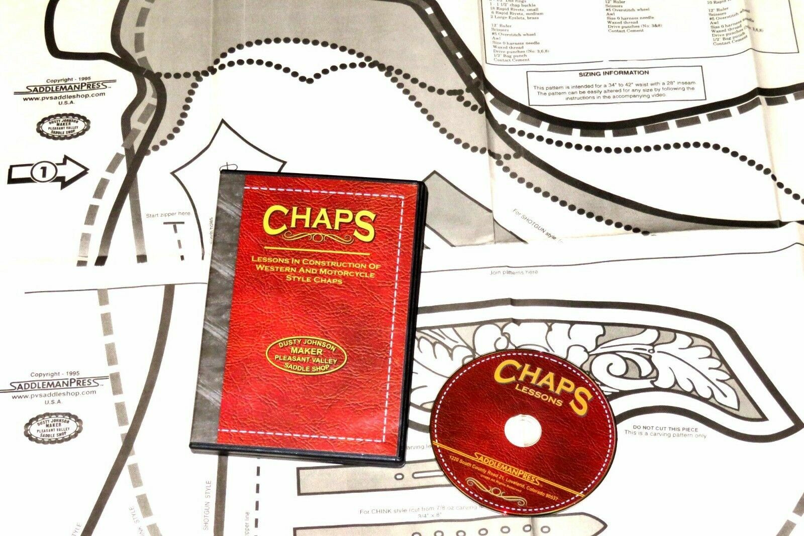 Chaps - Lessons in Construction of Various Chap Styles