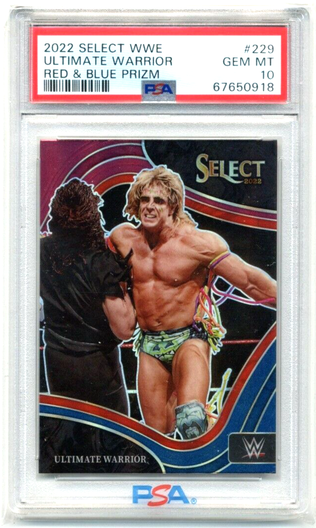 Pop 1!! 2022 Panini Select WWE #229 Ultimate Warrior Red