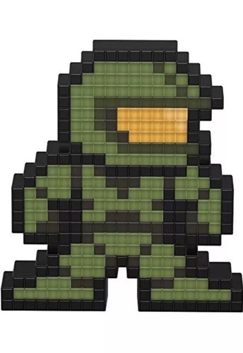 PDP Pixel Pals Halo Master Chief Collectible Lighted Figure 878 034 NA MASTER