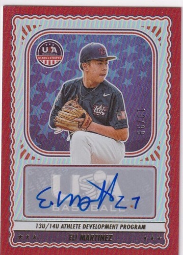 2024 Panini Stars and Stripes - Eli Martinez #NTS-EM