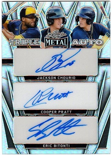 2024 Leaf Metal - Cooper Pratt Eric Bitonti Jackson Chourio #TA-4