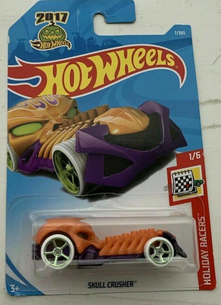 Hot Wheels Skull Crusher Halloween 2017 Holiday Racers Or