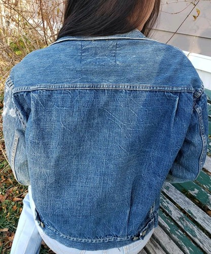 Vintage 1950's LEVI'S Type 2 Denim Jacket BIG E 507XX Size 40  LEVIS