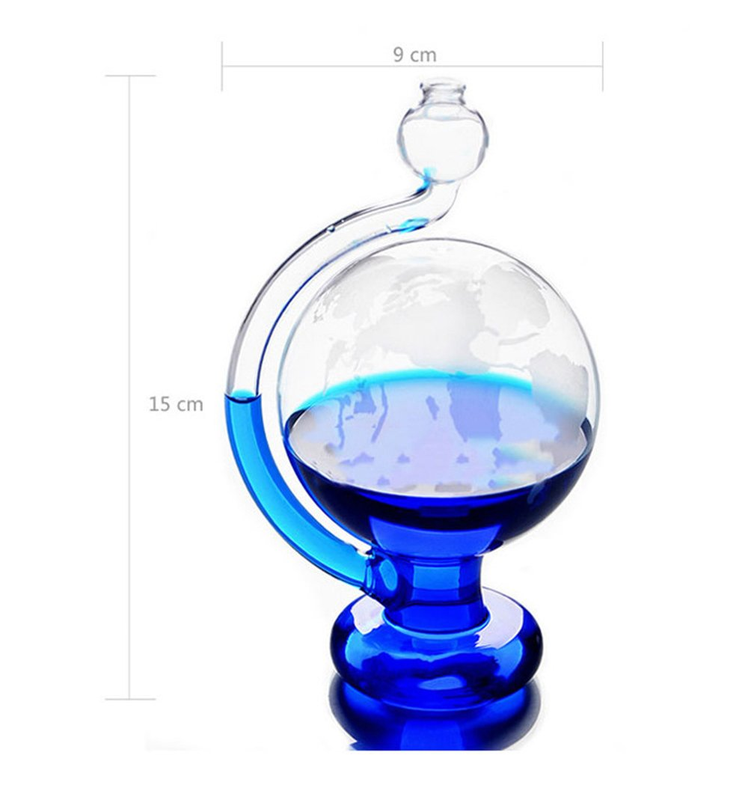 Storm Glass Weather Forecaster - Modern Home Ornament Visual Forecasting Tool