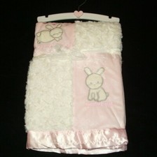 Kyle & Deena Cream Blue Swirl Sherpa Baby Blanket | eBay