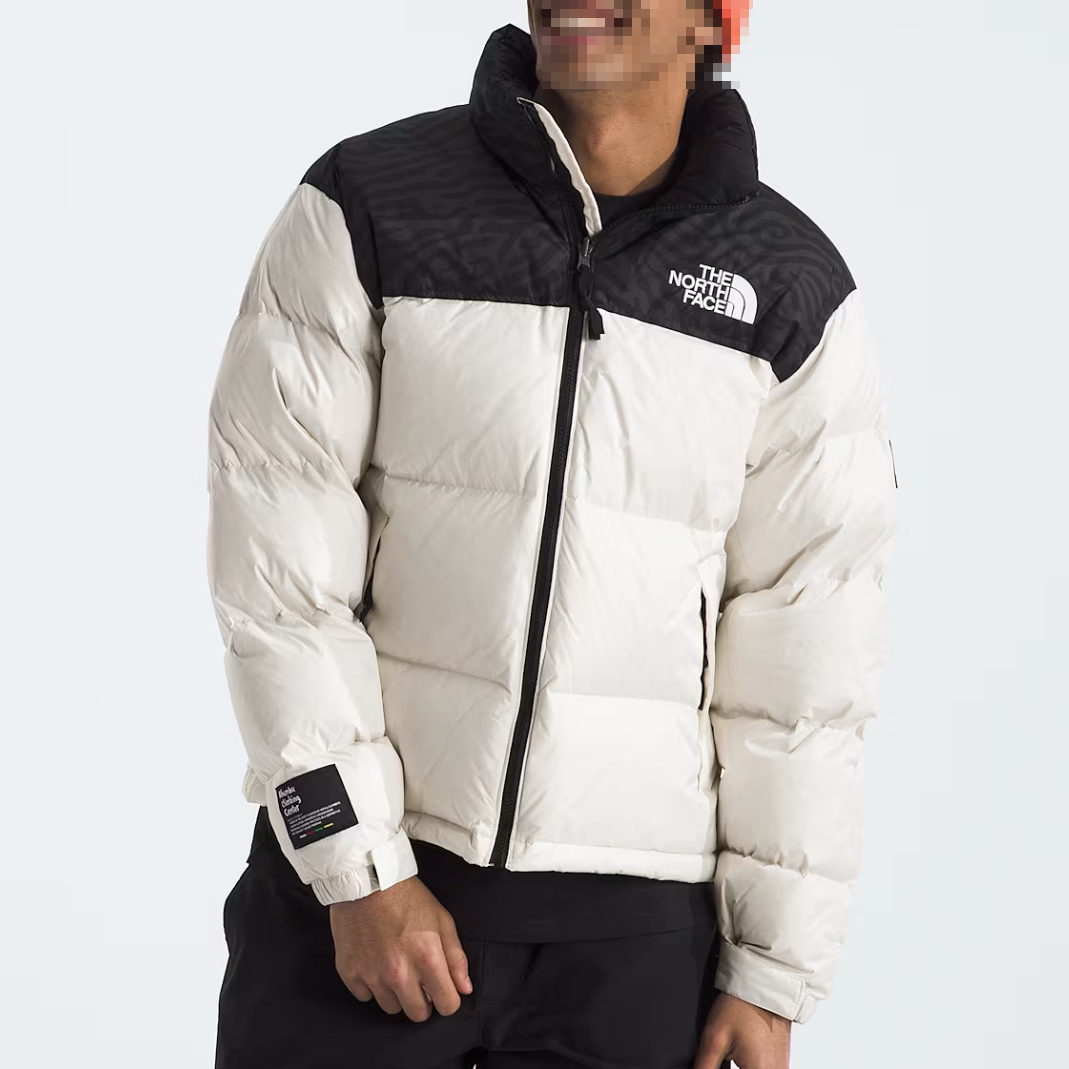 Pre-owned The North Face Men  1996 Retro Nuptse Jacket White Dune (nf0a3c8d 5ix) ?