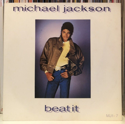 70s POP SOUL 45  MICHAEL JACKSON BEAT IT / BURN THIS DISCO OUT REISSUE EXCELLENT