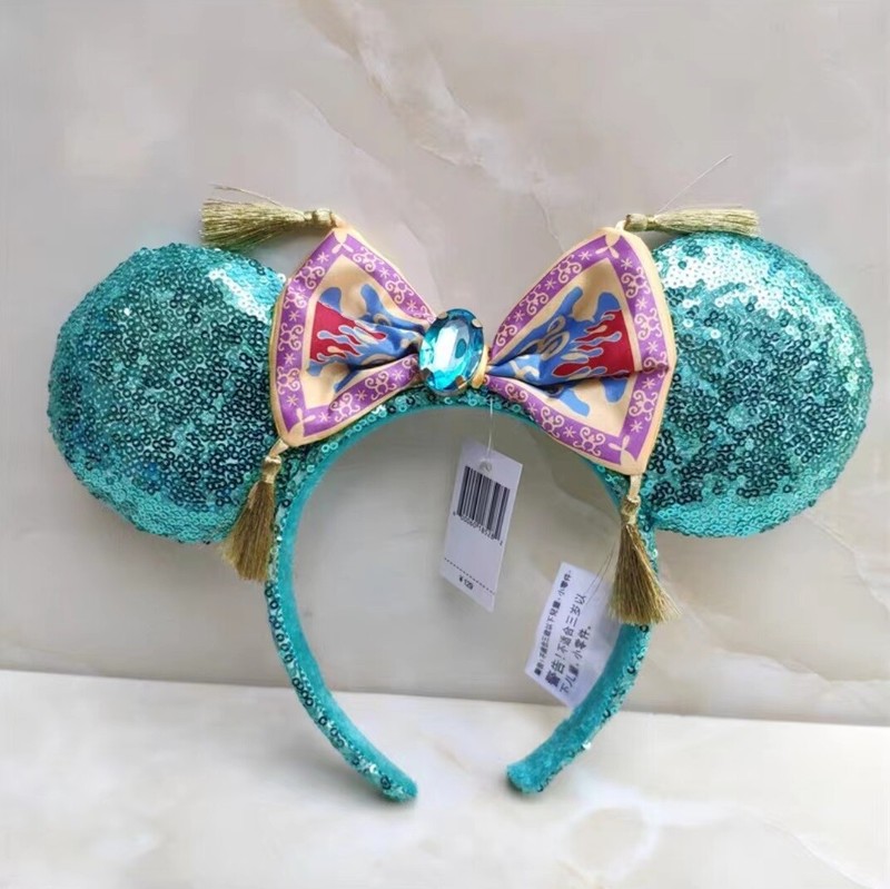 Disney Ears Rhinestones Green Handmade Amazon.com: LITTLE EARS Princess & Frog Crown Mickey Ears  main image 2