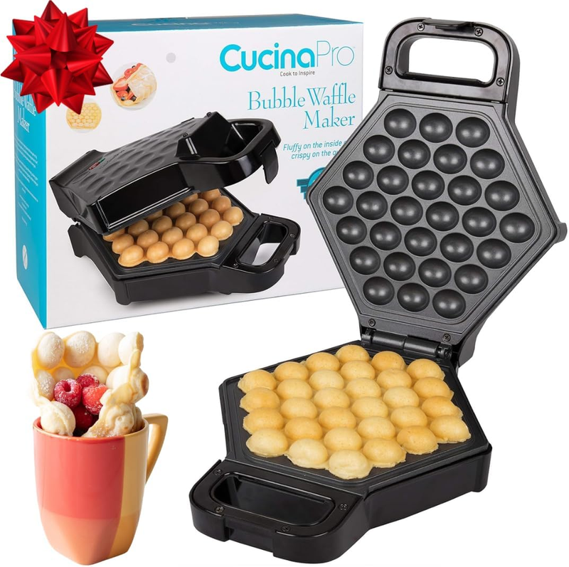 Bubble Waffle Maker- Electric Non Stick Hong Kong Egg Waffle