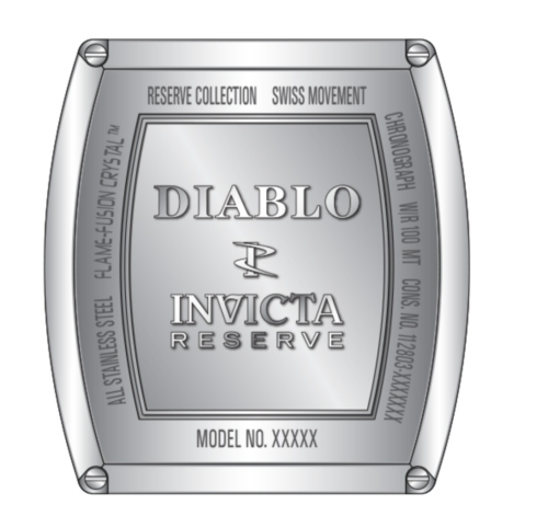 Pre-owned Invicta Reserve S1 Rally Diablo Mens 51mm Swiss Master Calendar Watch 43379 Rare