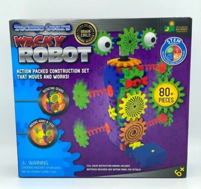 Techno Gears  Wacky Robot   STEM Learning Journey Action Packed Construction Set