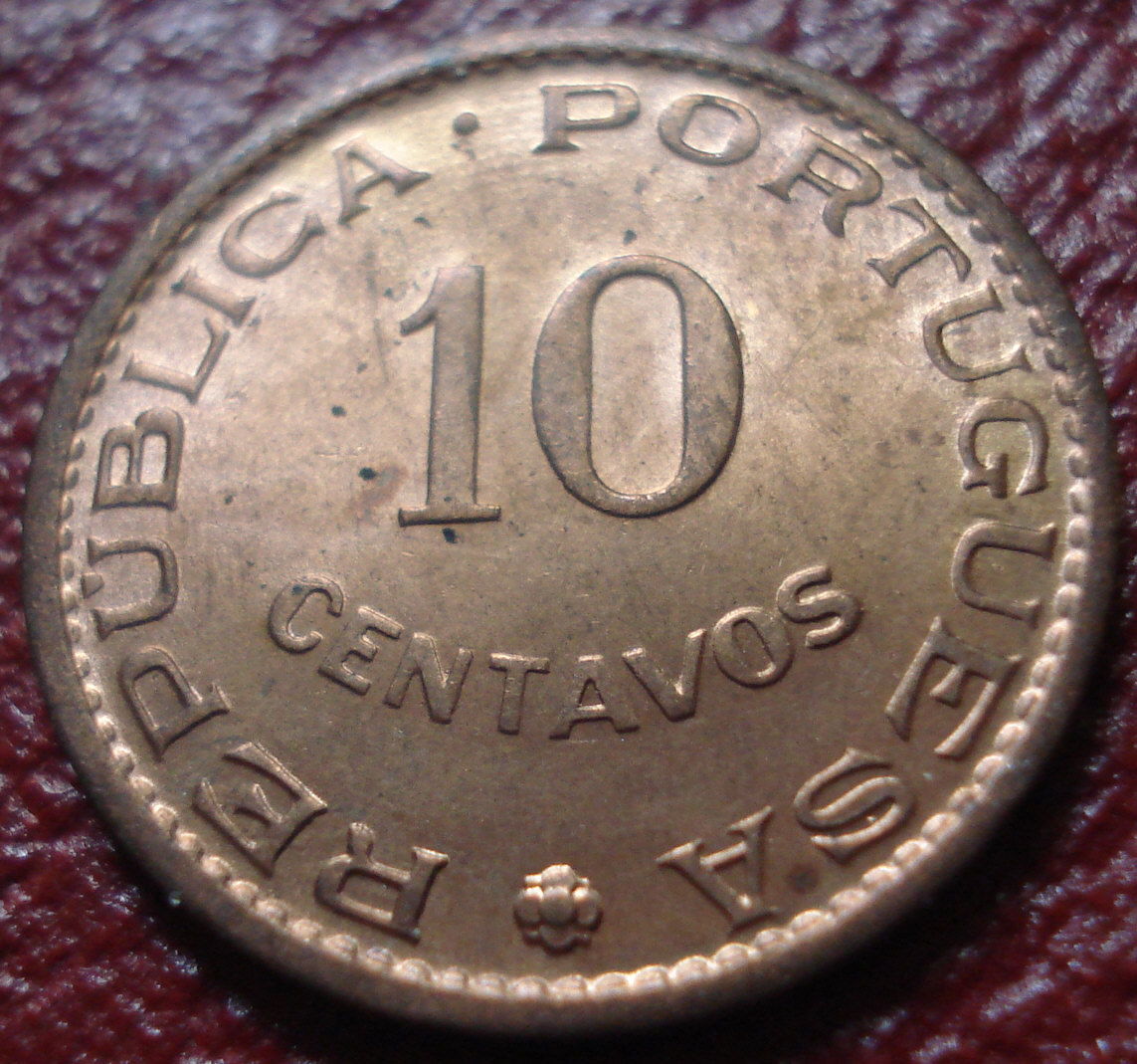 1959 PORTUGUESE INDIA 10 CENTAVOS IN UNCIRCULATED CONDITION