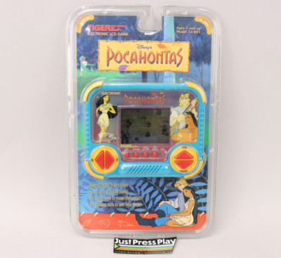 Vintage 1995 Tiger Disney's Pocahontas Handheld Electronic LCD Game New Sealed!
