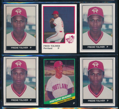 Lot (6) 1986 ProCards RC 1982 TCMA #169 1988 CMC #560 Beavers Reds (HT84) SWSW7