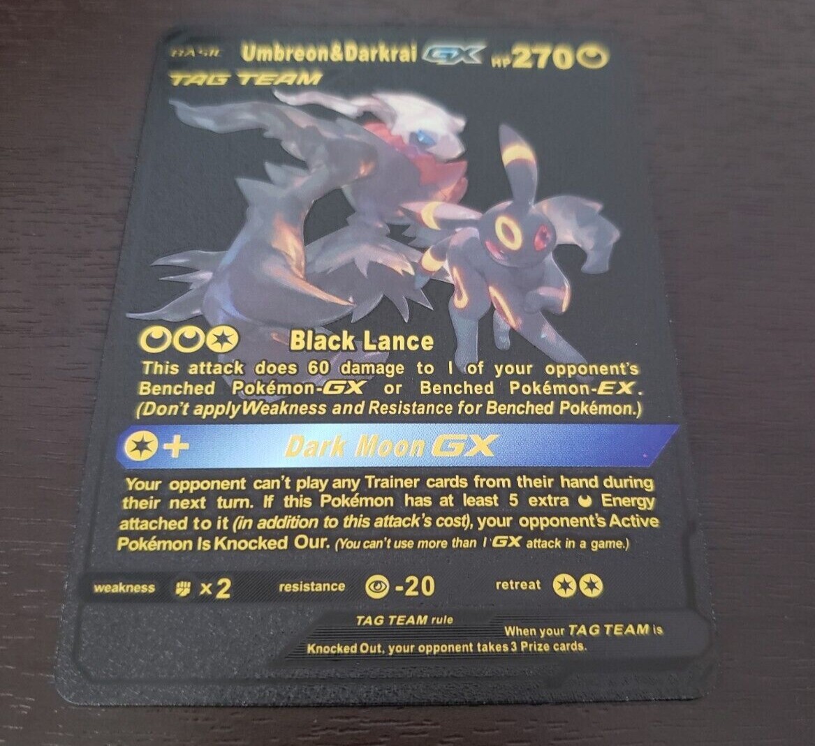 ブラッキーアンドダークライ gx psa10 UMBRN. & DRKR. GX PSA 10 Umbreon & Darkrai GX 181/173 SR Tag Team All Stars