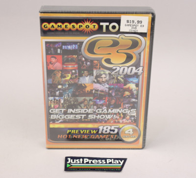 Rare GameSpot To-Go E3 2004 Promo Video 4-Disc DVD Set New Factory Sealed!