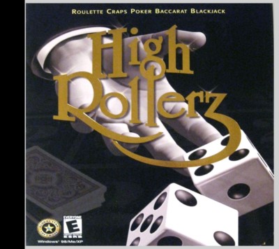 HIGH ROLLERZ -ROULETTE CRAPS POKER BACCARAT BLACKJACK BRAND NEW FOR PC FAST SHIP