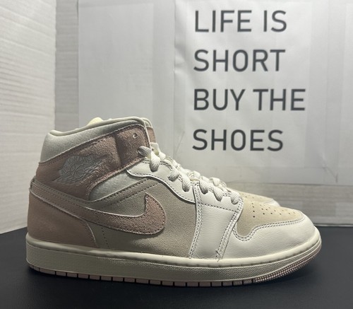NIKE★WMNS AIR JORDAN 1★COCONUT MILK AND SAIL Nike Air Jordan 1 Mid Coconut Milk Legend Pink Sail FQ1926