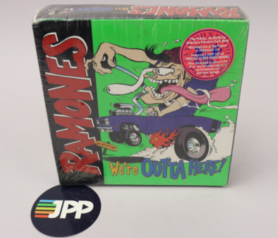 Ramones We re Outta Here Cd and VHS Box Set 1997 New Factory Sealed!