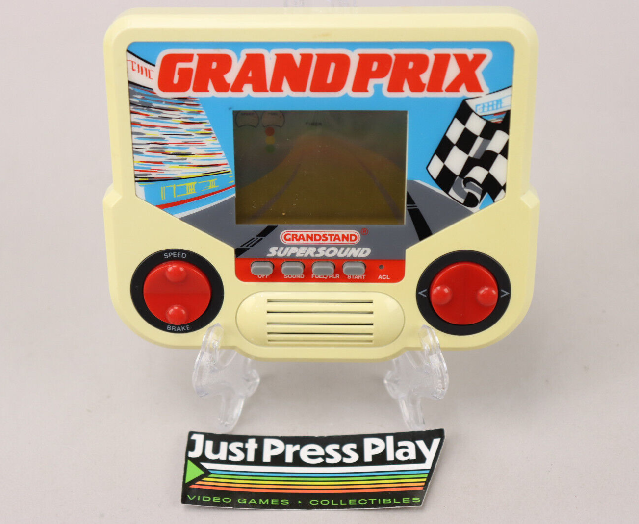 VTG 1988 Tiger Grandstand Grand Prix Handheld Electronic LCD