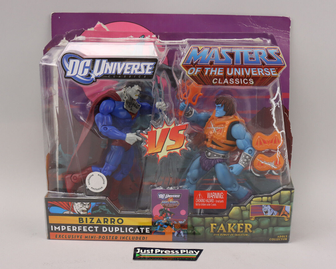 限定DC Bizarro vs MOTU Faker アクションフィギュアセット 限定DC Bizarro vs MOTU Faker アクションフィギュアセット