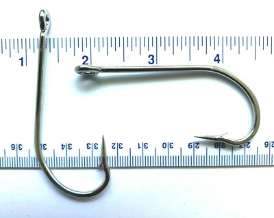 25 GT Stainless Steel O'Shaughnessy Fishing Hooks size 8/0 34007