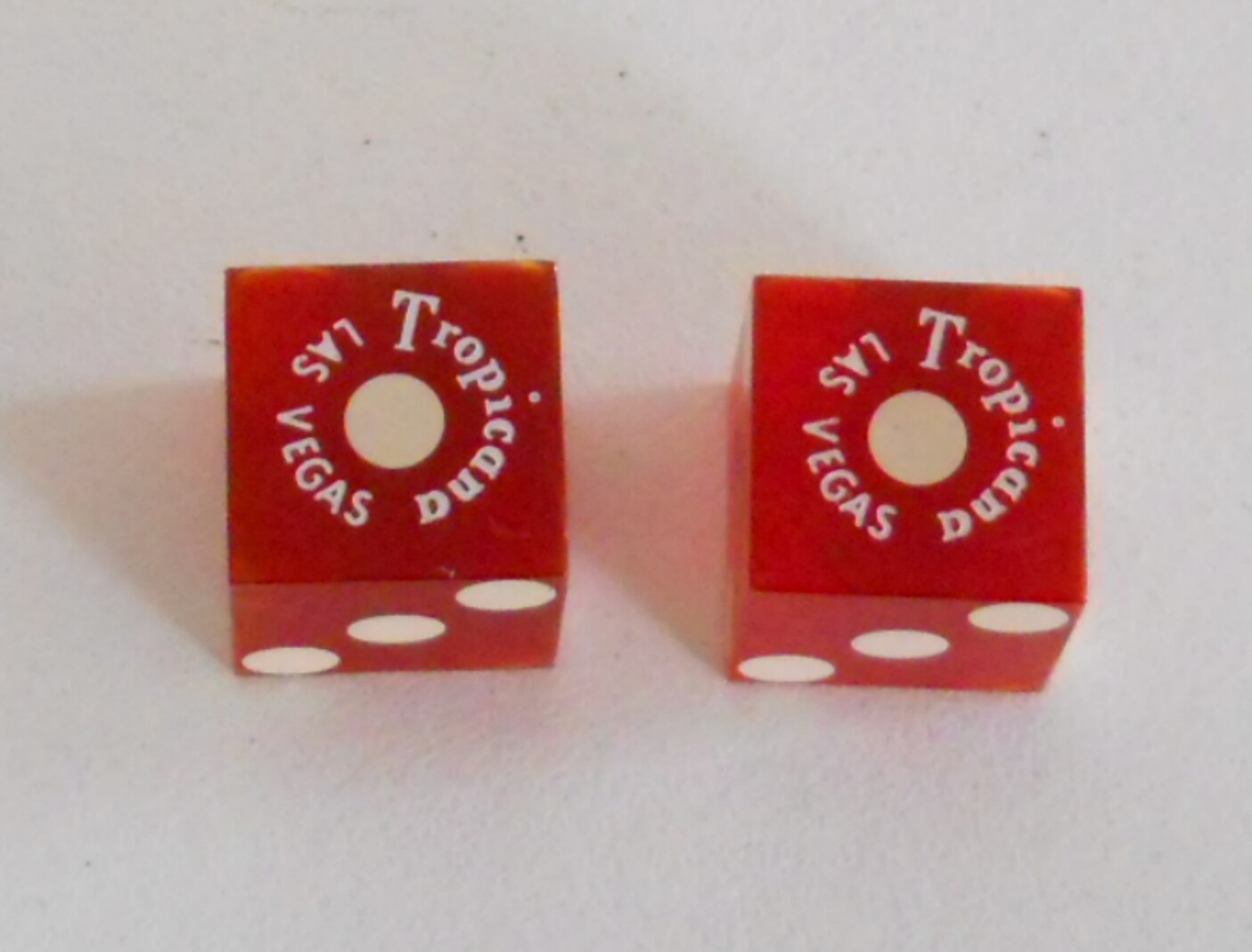 LAS-VEGAS TROPICANA CASINO DICE (MULTI-COLOR FOUNTAIN).