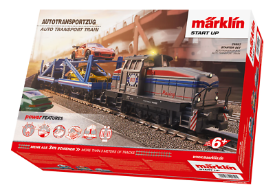 Märklin H 3000 貨物列車セット Märklin Start Up 29952 HO Scale Auto Transport Starter Train