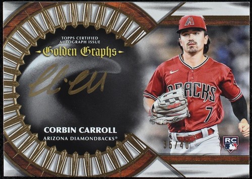 2023 Topps Corbin Carroll RC Baseball Stars Autograph Card